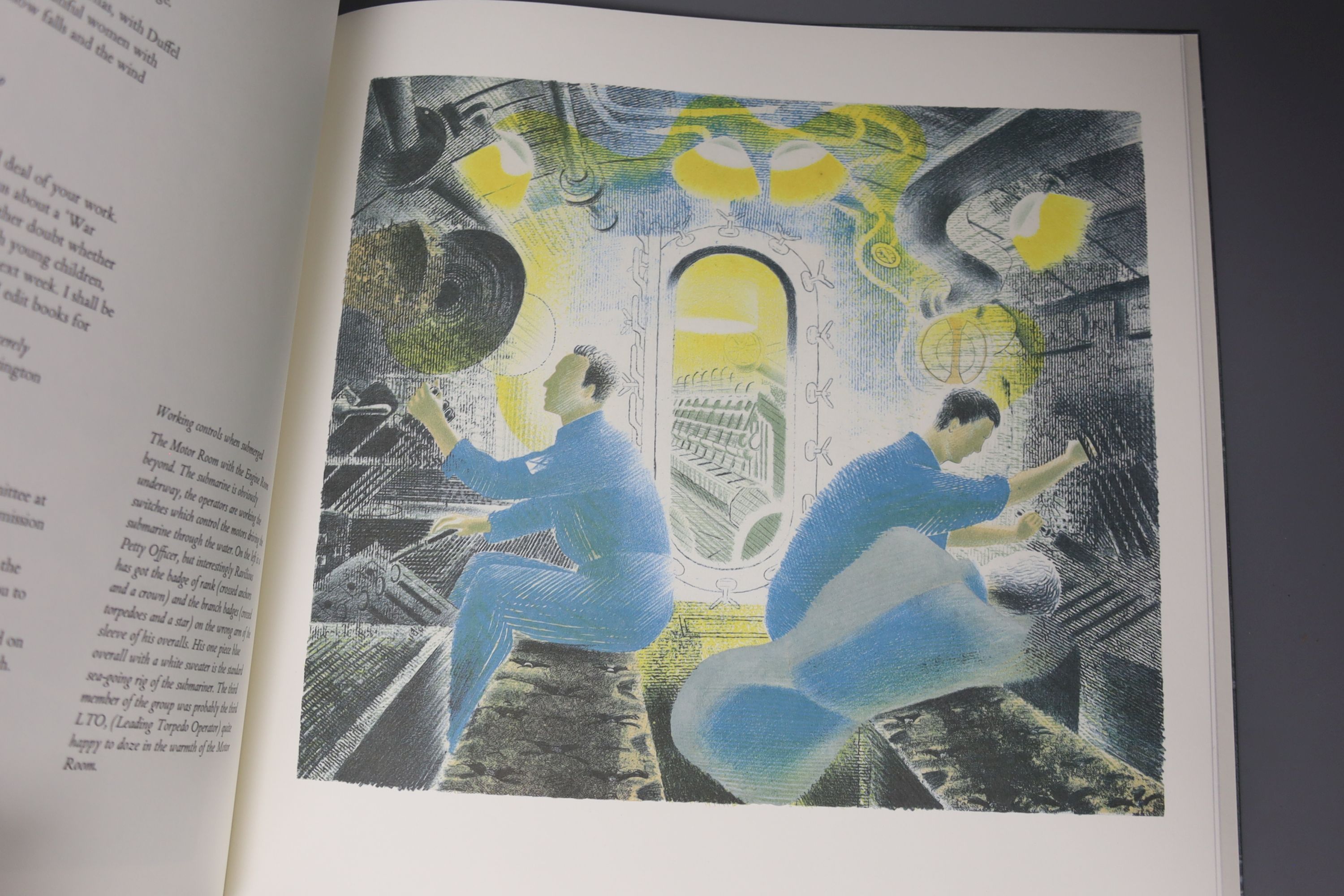 Ravilious, Eric – Submarine Dream: lithographs and letters, edited by Brian Webb with an introduction by Peyton Skipwith, limited edition (300 numbered and signed copies)
